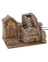 Water mill with a functioning cascade cm 39x30x27 h