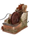 Mulino ad acqua in resina funzionante cm 22x17,5x20 h Mondo