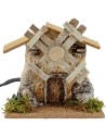 A functioning windmill for presepe cm 12x7x11, 5 h.