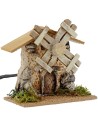 A functioning windmill for presepe cm 12x7x11, 5 h.