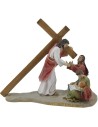 Statue Pasquali 14 scene Via Crucis cm 9 Mondo Presepi