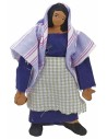 Donna in piedi snodata con mano forata 11 cm Mondo Presepi