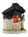 Forno con panettiere in resina funzionante cm 9,6x4,9x10,9 h.