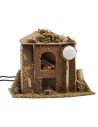 Forno effetto fuoco funzionante cm 15x10x12 h forno, effetto