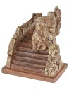 Scala chiocciola in resina cm 9,5x6,5x10,5 h Mondo Presepi