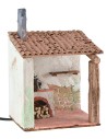 Forno stuccato e funzionante con tettoia cm 15x12x22,5 h