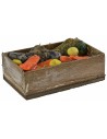 Cassetta in legno con pesce misto cm 7x4x2,2 h altezza, statue