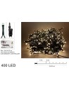 Minilucciole 400 led uso esterno bianco caldo per presepe Mondo