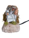 Set tre Re Magi 10 cm in movimento per presepe Mondo Presepi