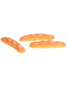 Set 3 pane baguette 4 cm per presepe Mondo Presepi