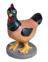 Set 2 galline Oliver con base per presepe Mondo Presepi