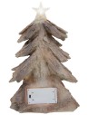 Natività in blocco a forma di albero di natale con stella