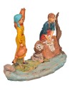 Donna con anfora e lavandaia con base serie 10 cm in Pvc per
