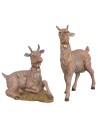 Set due capre per presepe serie 30 cm Fontanini per presepe