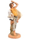 Pastore con pecora in mano 30 cm Fontanini per presepe Mondo