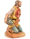 Adorente in ginocchio serie 30 cm Fontanini per presepe Mondo