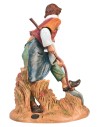 Contadino con badile 30 cm Fontanini per presepe Mondo Presepi
