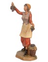 Donna che coglie l'uva 9,5 cm Fontanini per presepe Mondo