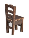Sedia in legno cm 2x2,5x5 h per statuine 9/10 cm per presepe