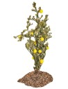 Pianta di limoni in pvc su base effetto terra – H 13,5 cm per