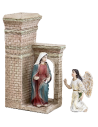 Annunciazione alla Vergine Maria in resina – Serie 10 cm statue