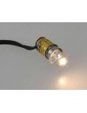 Led E5.5 white warm light with lamp holder and plug