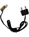 Led E5.5 white warm light with lamp holder and plug