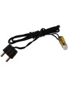 Led E5.5 white warm light with lamp holder and plug