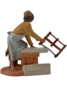 Falegname con segna 12 cm Fontanini -statue presepe Mondo