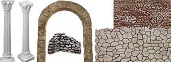 - Colonne ,archi, muretti e lastricati