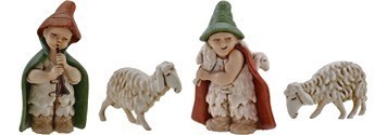 7 cm Statue Child Landi Moranduzzo