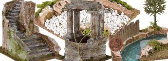 Pozzi-Ponti-Fiumi finti-Scale-Steccati-Strade